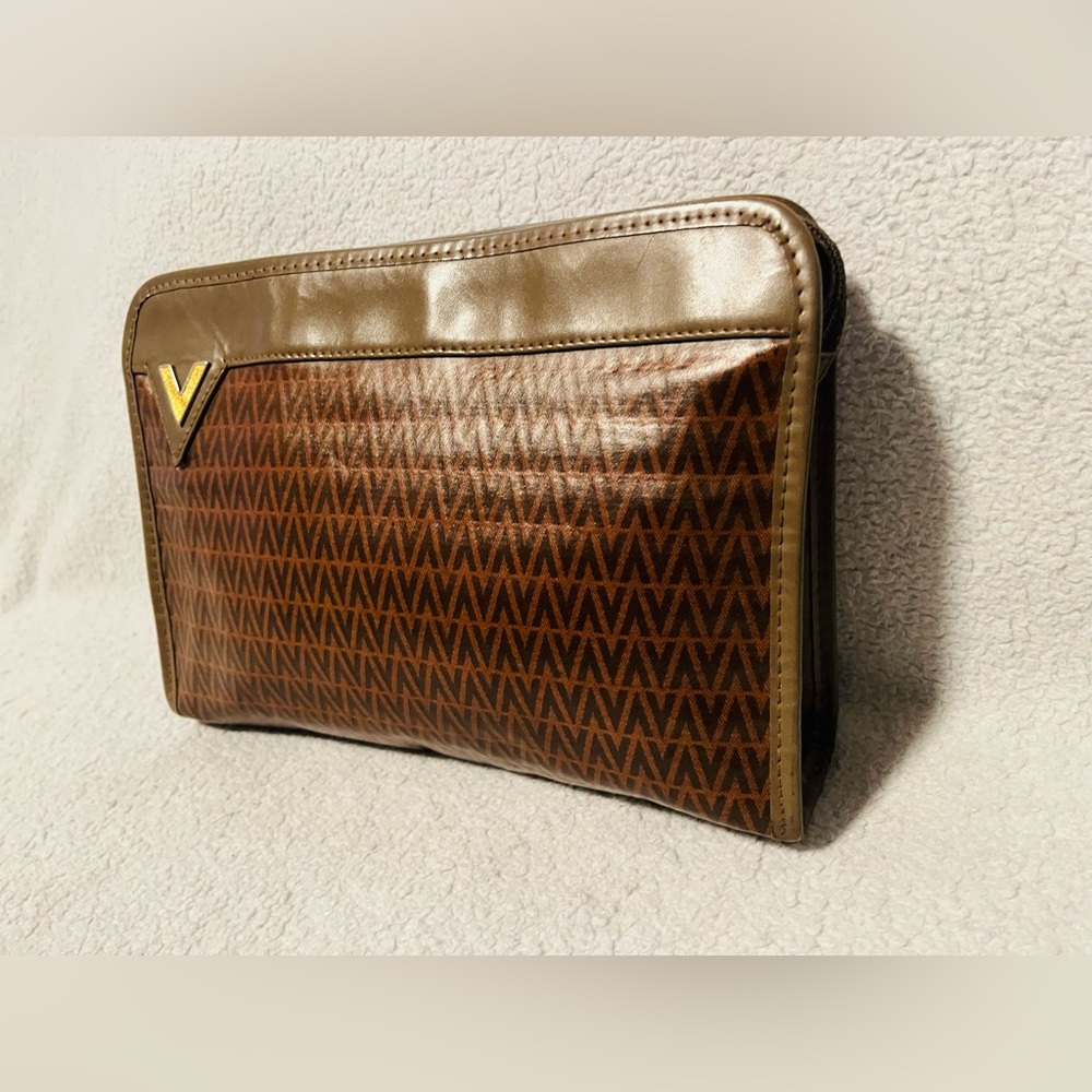 Mario Valentino Monogram Clutch - Picture 2 of 13